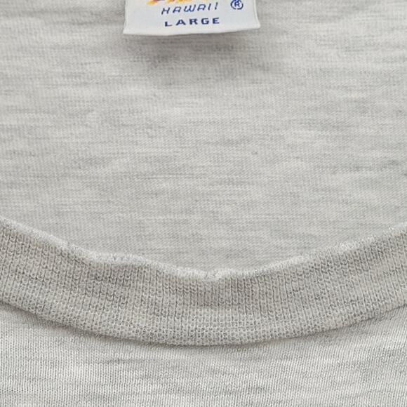 Crazy‎ Shirts 80s–90s Hawaii Monogram Graphic Tee Vintage Single Stitch - Picture 7 of 15